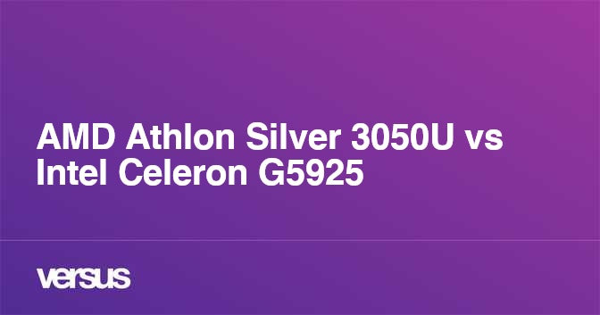 Athlon silver 3050u