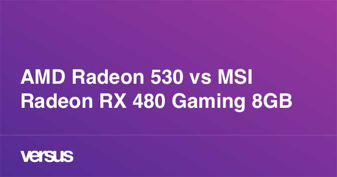 Amd radeon sale 530 gaming