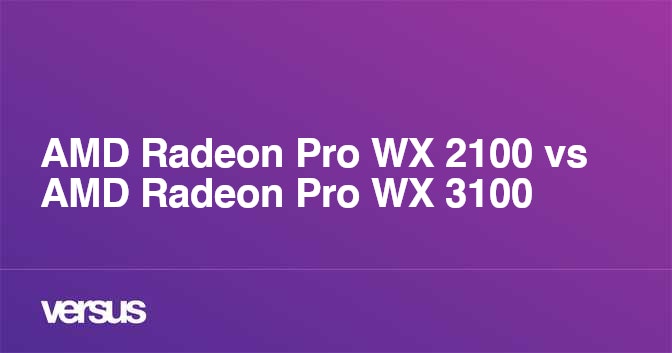 Radeon pro wx cheap 2100