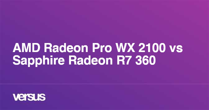 Amd radeon pro wx on sale 2100