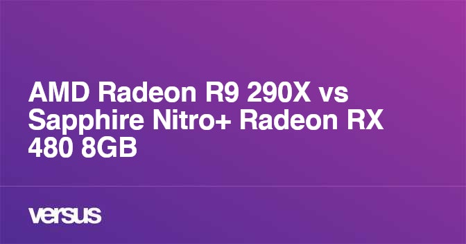 Rx 480 vs 2025 r9 290x