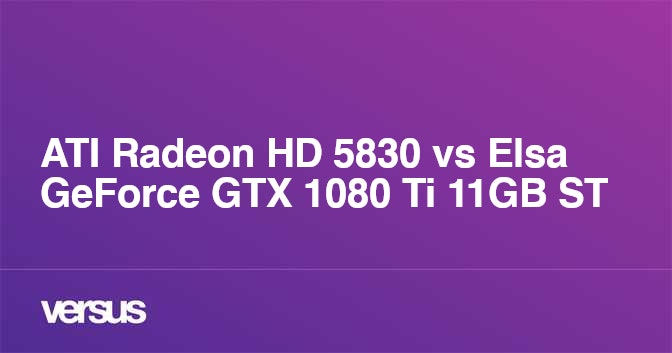 Ati Radeon Hd 50 Vs Elsa Geforce Gtx 1080 Ti 11gb St Qual A Diferenca