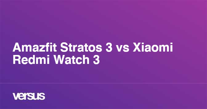 Mi watch 2024 vs stratos 3