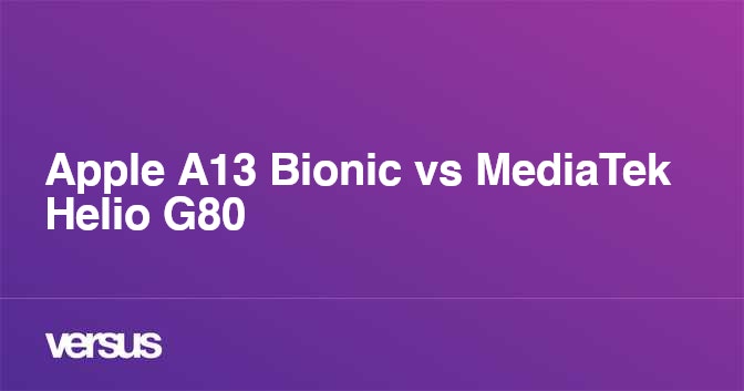 A11 bionic vs