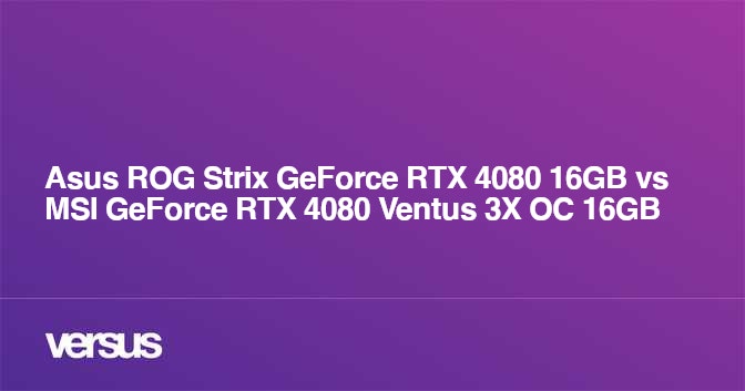 MSI GeForce RTX 4080 16GB Ventus 3X