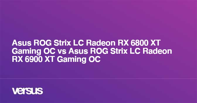 ROG Strix LC Radeon™ RX 6800 XT OC Edition 16GB GDDR6