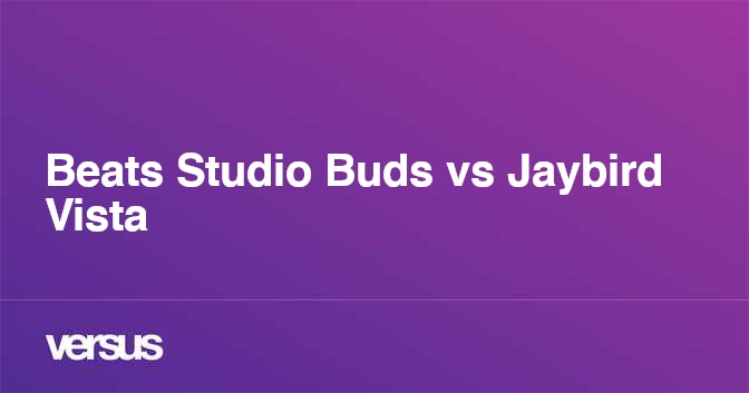 Jaybird vista 2024 vs beats pro