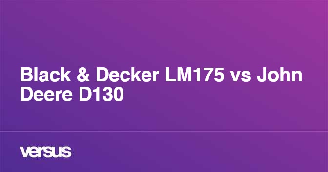 Black and on sale decker lm175