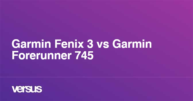 Forerunner 735xt 2024 vs fenix 3