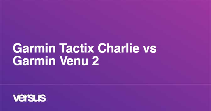 Garmin tactix charlie cheap vs suunto