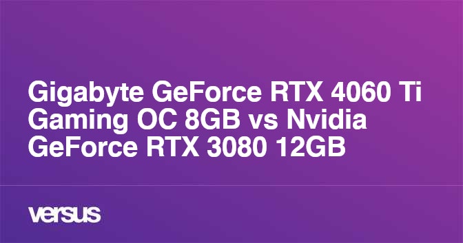 RTX 4060 Ti vs RTX 3080 - which should you go for? - PC Guide