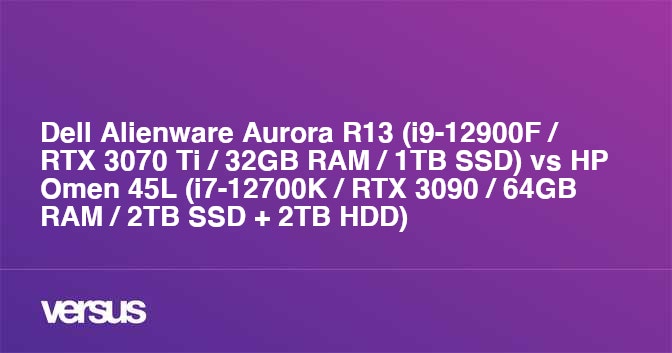 Dell Alienware Aurora R13 i9 12900F RTX 3070 Ti 32GB RAM