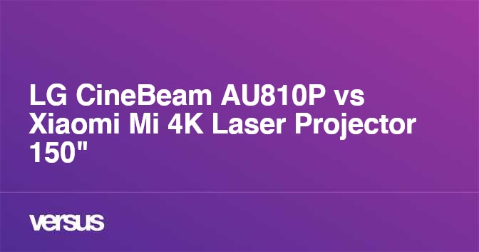 LG AU810P 4K UHD Laser Smart Cinebeam Projector