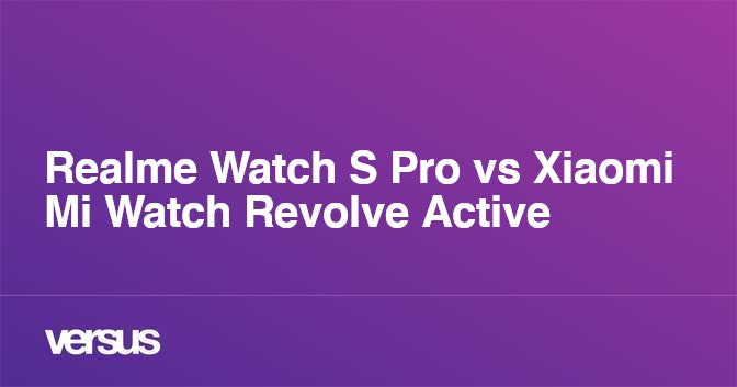 Mi watch vs 2024 realme watch s pro