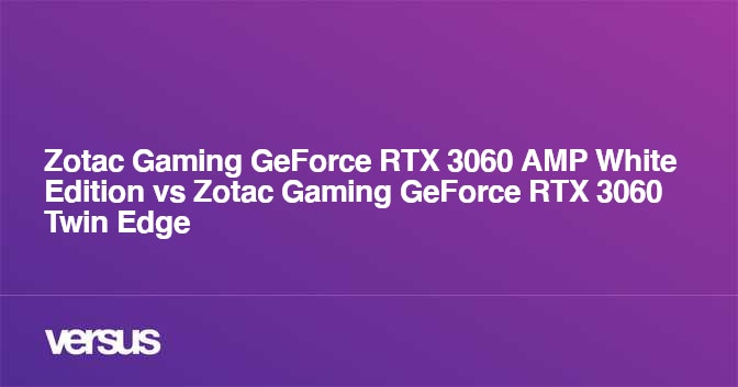 Zotac - GeForce RTX 3060 AMP White Edition - Dual Fan - 12Go