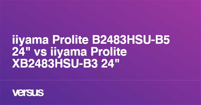 iiyama Prolite B2483HSU-B5 24