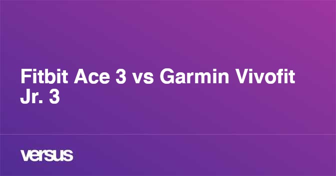 Garmin vivofit jr vs fitbit ace on sale