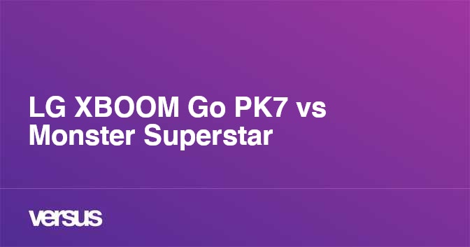 Lg pk7 hot sale vs jbl xtreme