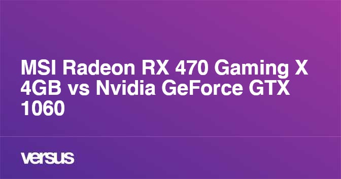 Rx 470 vs 1060 6gb discount