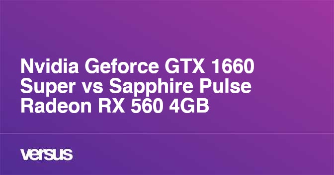 Gtx 1660 vs rx 560 discount