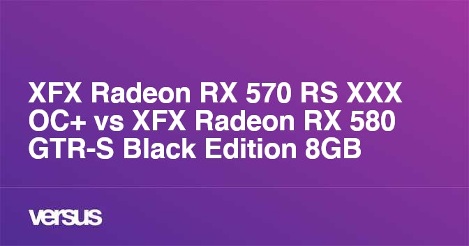 Xfx radeon rx 570 rs black edition 8gb hotsell